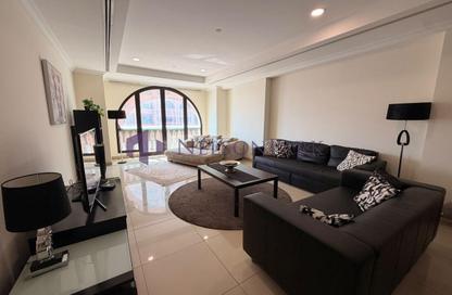 Apartment - 1 Bedroom - 2 Bathrooms for rent in East Porto Drive - Porto Arabia - The Pearl Island - Doha
