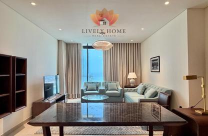 Apartment - 2 - 4 for rent in Lusail Marina Heights - Marina District - Lusail