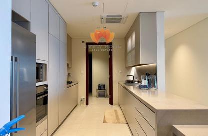 Apartment - 3 Bedrooms - 5 Bathrooms for rent in Seef Lusail Tower 1 - Seef Lusail - Lusail City - Lusail