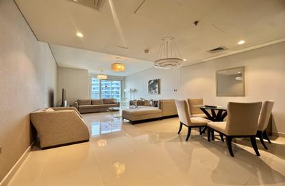 Apartment - 2 Bedrooms - 3 Bathrooms for rent in Lusail Marina Heights - Marina District - Lusail