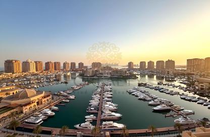Apartment - 2 Bedrooms - 3 Bathrooms for rent in East Porto Drive - Porto Arabia - The Pearl Island - Doha