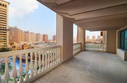 Apartment - 2 Bedrooms - 3 Bathrooms for rent in East Porto Drive - Porto Arabia - The Pearl Island - Doha