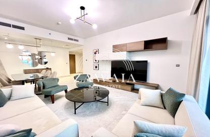 Apartment - 2 Bedrooms - 4 Bathrooms for rent in Lusail Marina Heights - Marina District - Lusail