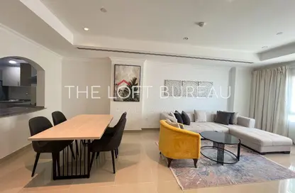 Apartment - 1 Bedroom - 2 Bathrooms for rent in East Porto Drive - Porto Arabia - The Pearl Island - Doha