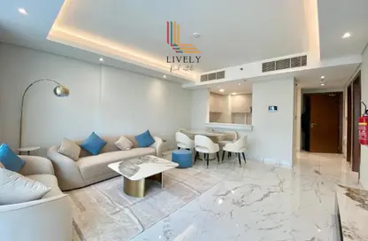 شقة - غرفة نوم - 2 حمامات للايجار في مرتفعات مارينا لوسيل - منطقة المارينا - الوسيل