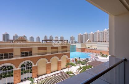 Apartment - 1 - 2 for rent in Al Mutahidah Tower - Viva Bahriyah - The Pearl Island - Doha