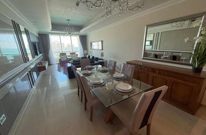 Apartment - 3 Bedrooms - 5 Bathrooms for rent in Viva East - Viva Bahriyah - The Pearl Island - Doha
