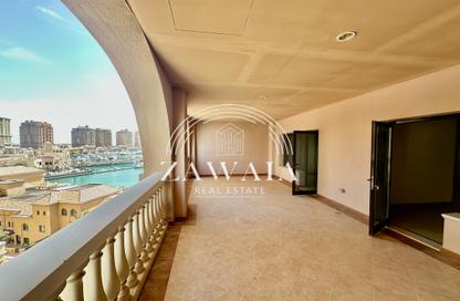 Apartment - 1 Bedroom - 2 Bathrooms for rent in West Porto Drive - Porto Arabia - The Pearl Island - Doha