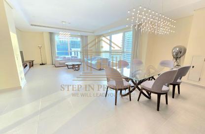 Apartment - 2 Bedrooms - 4 Bathrooms for rent in Lusail Marina Heights - Marina District - Lusail