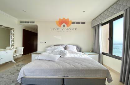 Apartment - 2 Bedrooms - 3 Bathrooms for rent in Marina Tower 23 - Marina District - Lusail