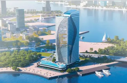 شقق فندقية - 1 حمام للبيع في لا مير تاور - الواجهة المائية - الوسيل