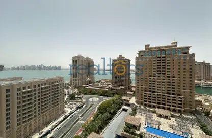 Apartment - 1 Bedroom - 2 Bathrooms for rent in West Porto Drive - Porto Arabia - The Pearl Island - Doha