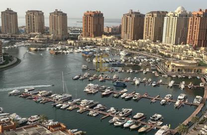 Apartment - 1 Bedroom - 2 Bathrooms for rent in West Porto Drive - Porto Arabia - The Pearl Island - Doha