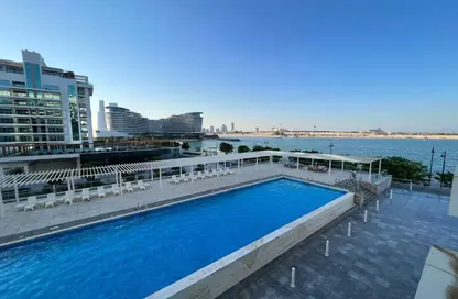 شقة - غرفة نوم - 2 حمامات للايجار في برج مارينا 23 - منطقة المارينا - الوسيل