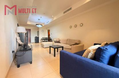 Apartment - 1 Bedroom - 2 Bathrooms for rent in West Porto Drive - Porto Arabia - The Pearl Island - Doha