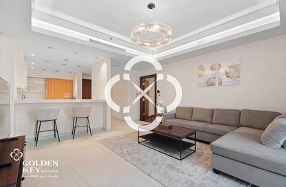 Apartment - 1 Bedroom - 2 Bathrooms for rent in Crystal Residence - Gewan Island - The Pearl Island - Doha Apartment - 1 Bedroom - 2 Bathrooms for rent in Crystal Residence - Gewan Island - The Pearl Island - Doha