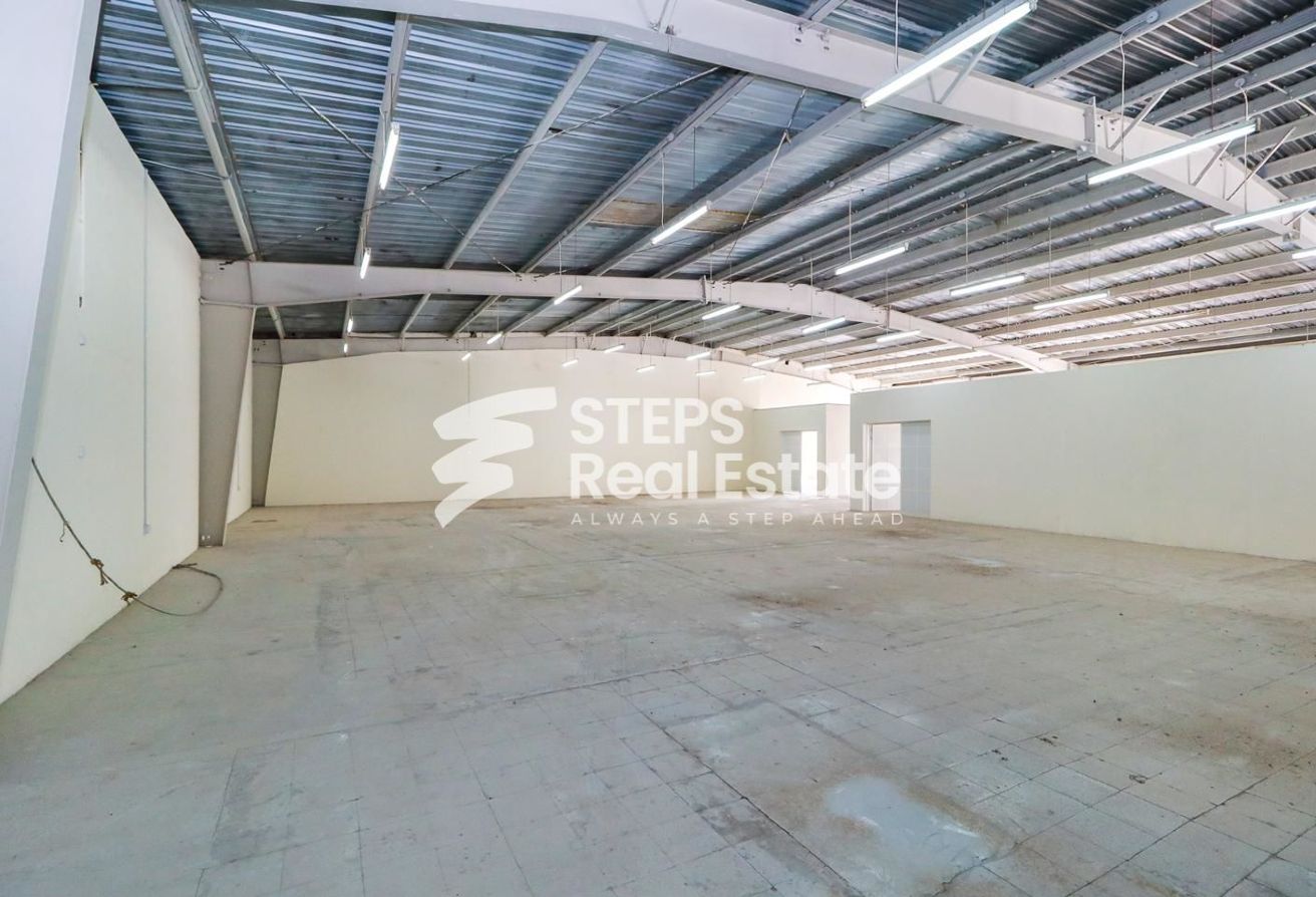 Spacious Warehouse for Rent in Industrial Area