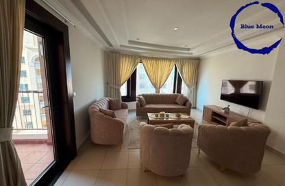 Apartment - 1 Bedroom - 2 Bathrooms for rent in West Porto Drive - Porto Arabia - The Pearl Island - Doha Apartment - 1 Bedroom - 2 Bathrooms for rent in West Porto Drive - Porto Arabia - The Pearl Island - Doha