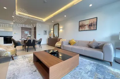 Apartment - 1 Bedroom - 2 Bathrooms for rent in Lusail Residence - Marina District - Lusail