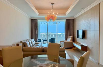 Apartment - 1 - 2 for rent in Viva West - Viva Bahriyah - The Pearl Island - Doha