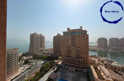 Apartment - 1 Bedroom - 2 Bathrooms for rent in West Porto Drive - Porto Arabia - The Pearl Island - Doha Apartment - 1 Bedroom - 2 Bathrooms for rent in West Porto Drive - Porto Arabia - The Pearl Island - Doha