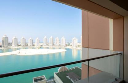 Apartment - Studio - 1 Bathroom for rent in Viva Central - Viva Bahriyah - The Pearl Island - Doha