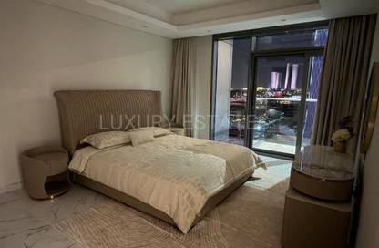 Apartment - 2 - 3 for rent in Lusail Marina Heights - Marina District - Lusail