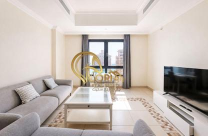 Apartment - 1 Bedroom - 2 Bathrooms for rent in East Porto Drive - Porto Arabia - The Pearl Island - Doha Apartment - 1 Bedroom - 2 Bathrooms for rent in East Porto Drive - Porto Arabia - The Pearl Island - Doha