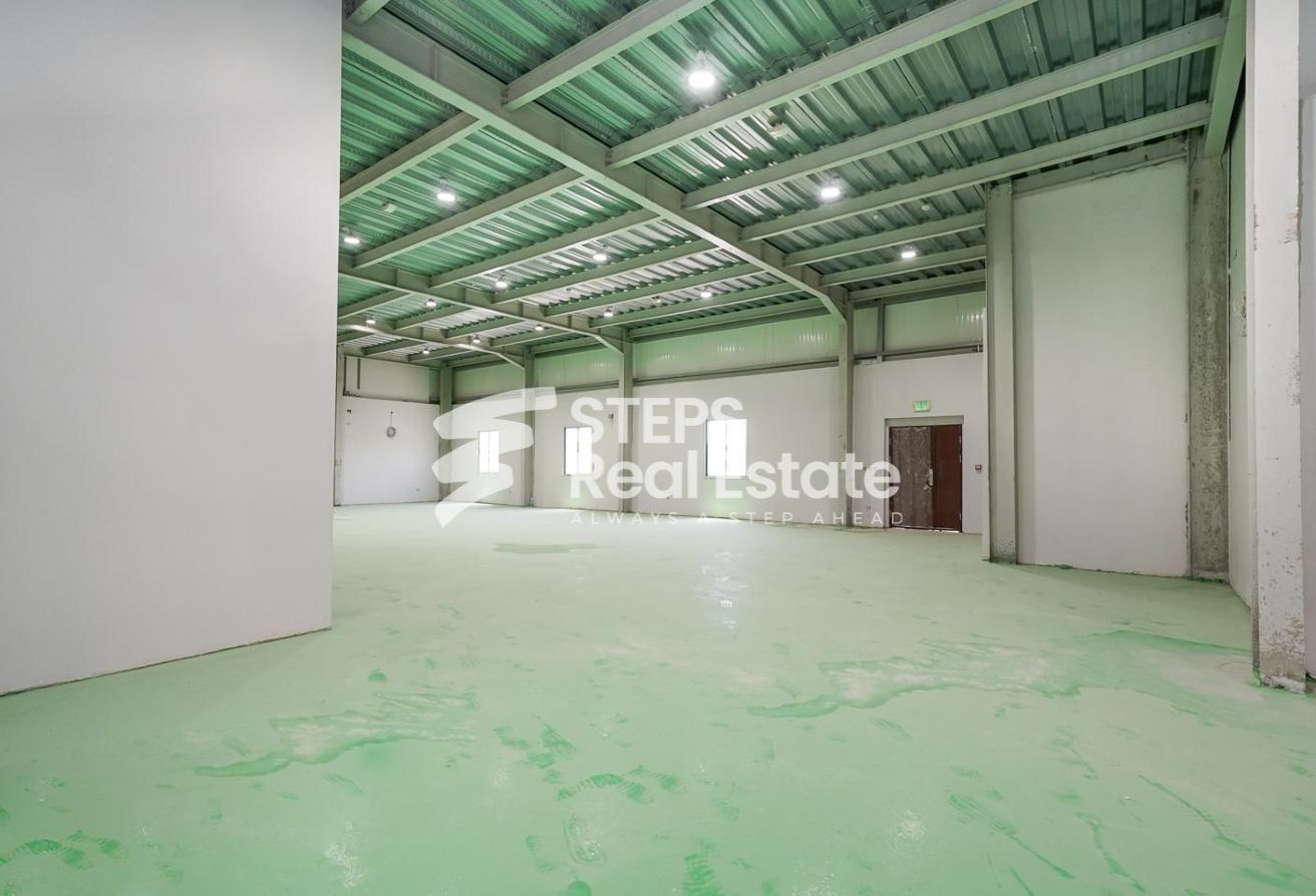 Spacious Warehouse for Rent in Industrial Area