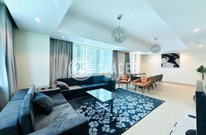 Apartment - 3 Bedrooms - 4 Bathrooms for rent in West Bay Tower - West Bay - West Bay - Doha