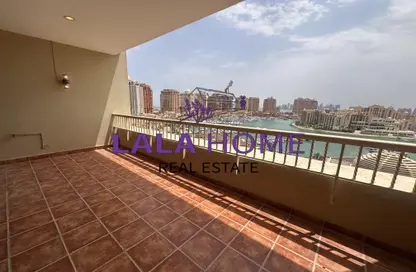 Apartment - 3 Bedrooms - 4 Bathrooms for rent in West Porto Drive - Porto Arabia - The Pearl Island - Doha