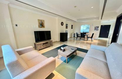 Apartment - 1 Bedroom - 2 Bathrooms for rent in East Porto Drive - Porto Arabia - The Pearl Island - Doha