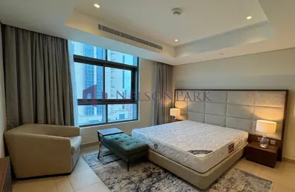 Apartment - 1 Bedroom - 2 Bathrooms for rent in Abraj Bay - Abraj Quartiers - The Pearl Island - Doha