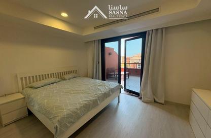 Apartment - Studio - 1 Bathroom for rent in Porto Arabia Townhouses - Porto Arabia - The Pearl Island - Doha