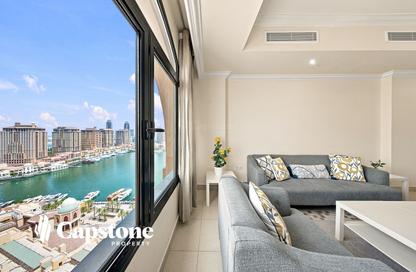 Apartment - 1 Bedroom - 2 Bathrooms for rent in East Porto Drive - Porto Arabia - The Pearl Island - Doha