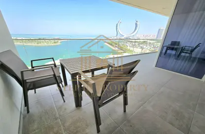 Apartment - 2 Bedrooms - 3 Bathrooms for rent in Lusail Marina Heights - Marina District - Lusail