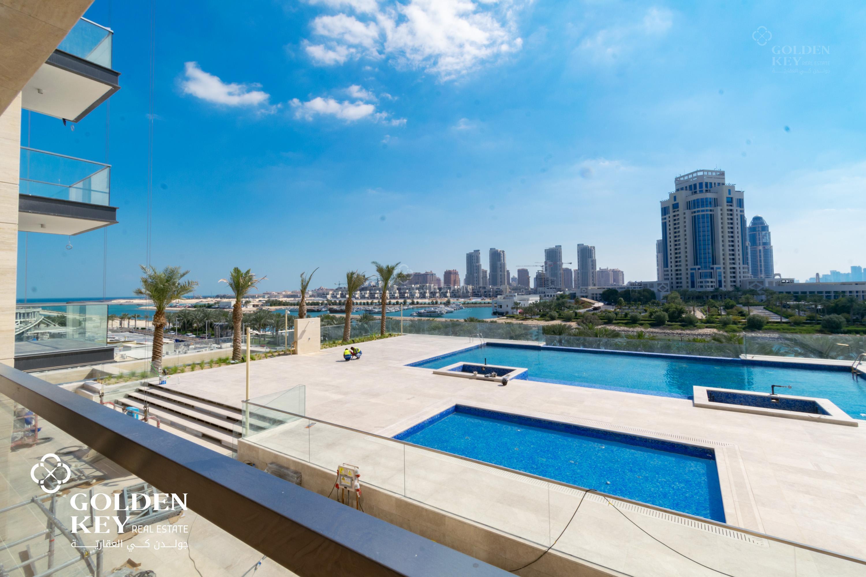 Luxury 2BR+Maid with Balcony | FF | Lusail Marina