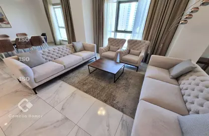 شقة - 4 غرف نوم - 5 حمامات للايجار في الخليج الجنوبي - الخليج الغربي - الدوحة