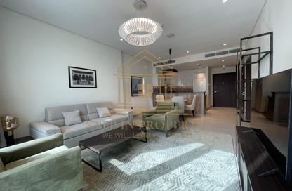 Apartment - 1 - 2 for rent in Lusail Marina Heights - Marina District - Lusail