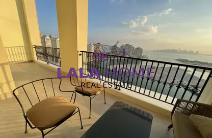 Duplex - 3 Bedrooms - 5 Bathrooms for rent in Viva Central - Viva Bahriyah - The Pearl Island - Doha