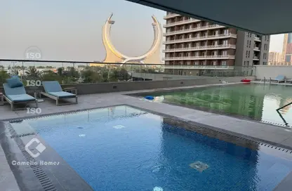 Apartment - 2 Bedrooms - 3 Bathrooms for rent in Lusail Marina Heights - Marina District - Lusail