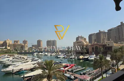 Apartment - 1 Bedroom - 2 Bathrooms for rent in Porto Arabia Townhouses - Porto Arabia - The Pearl Island - Doha