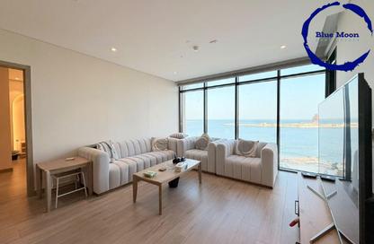 Apartment - 2 - 2 for rent in Lusail Marina Heights - Marina District - Lusail