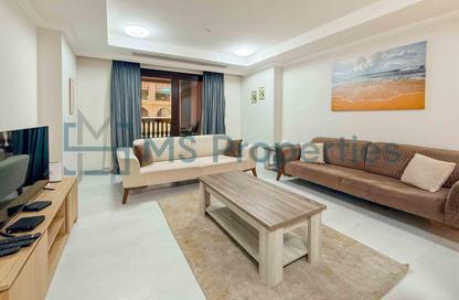 Apartment - 1 Bedroom - 2 Bathrooms for rent in West Porto Drive - Porto Arabia - The Pearl Island - Doha