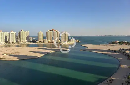 شقة - غرفة نوم - 1 حمام للايجار في فيفا غرب - فيفا بحرية - جزيرة اللؤلؤة - الدوحة