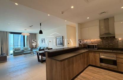 Apartment - 2 - 3 for rent in Lusail Residence - Marina District - Lusail
