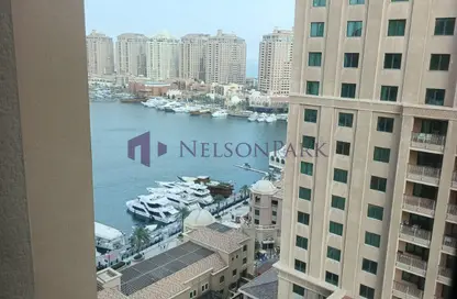 Apartment - 1 Bedroom - 2 Bathrooms for rent in East Porto Drive - Porto Arabia - The Pearl Island - Doha