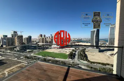 Apartment - 2 Bedrooms - 3 Bathrooms for rent in Lusail Marina Heights - Marina District - Lusail