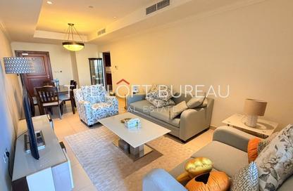 Apartment - 1 Bedroom - 2 Bathrooms for rent in West Porto Drive - Porto Arabia - The Pearl Island - Doha