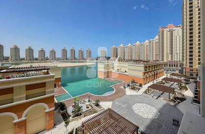 Apartment - 1 - 2 for rent in Al Mutahidah Tower - Viva Bahriyah - The Pearl Island - Doha